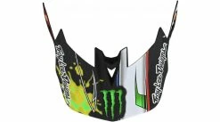 Troy Lee Designs Troy Lee Design D4 Monster Carbone Visière De Rechange Zink Noir