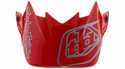 Troy Lee Designs Troy Lee Design GP Silhouette Visière De Rechange Rouge/argent