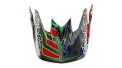 Troy Lee Designs Troy Lee Design D3 Sam Hill Carbone Visière De Rechange Métal Flake