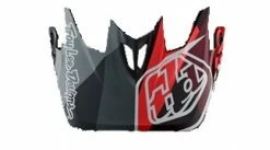 Troy Lee Designs Troy Lee Design D3 Jet SRAM Carbone Visière De Rechange Rouge