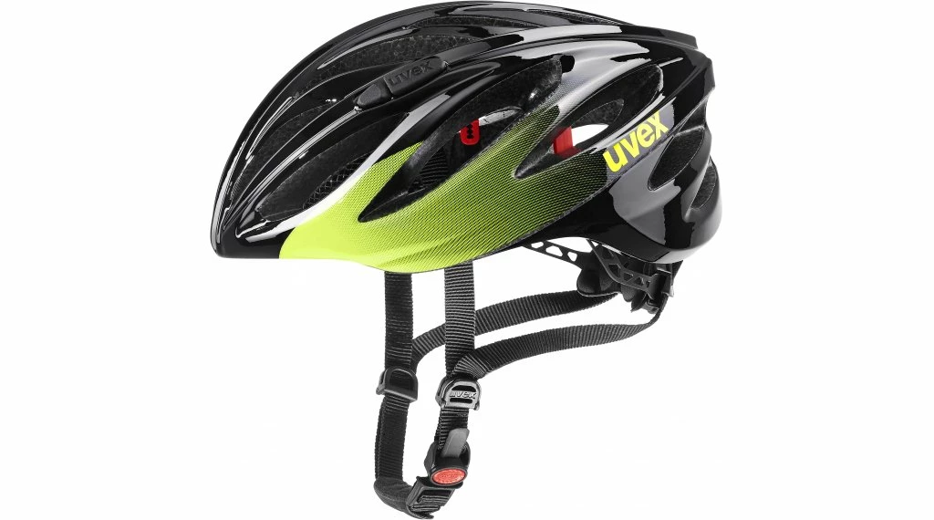 Uvex Boss Race Casque Gr. 52-56cm Noir/lime