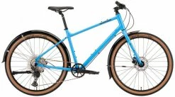 KONA Dew Deluxe 27.5" Vélo Gr. XL Gloss Azure Bleu Mod. 2022- Objet De Démonstration- LACKSCHADEN
